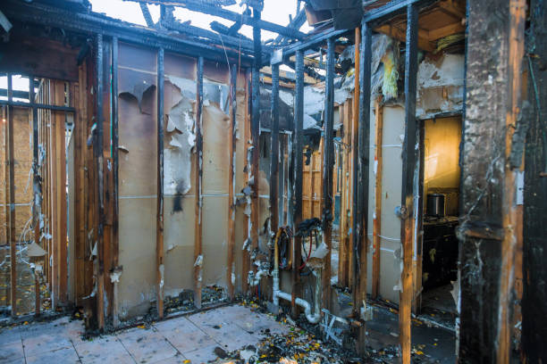 Professional Fire Damage Removal technician working in Carmichael, CA